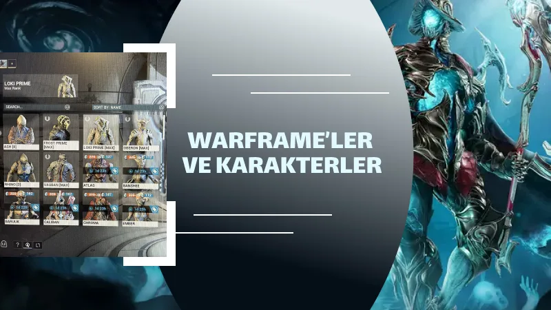 Warframe’ler ve Karakterler